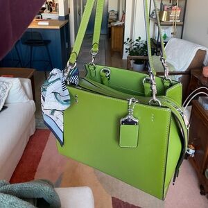 Coach Rogue in Dark Lime